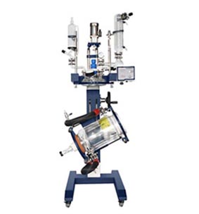 升降翻轉(zhuǎn)玻璃反應(yīng)釜樣機