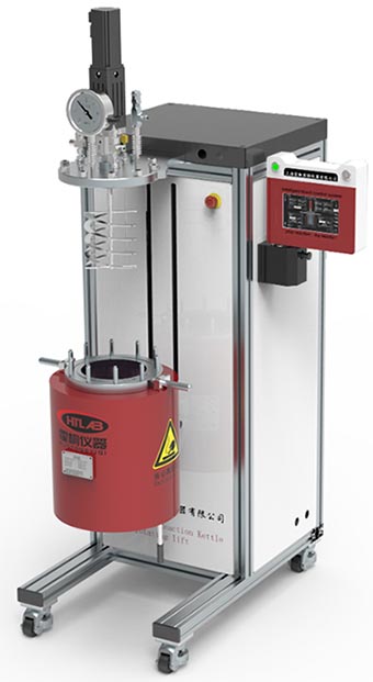 霍桐儀器自動升降反應(yīng)釜樣機(jī)圖例